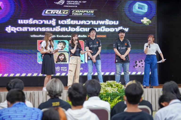 CRTL G และทีม FULL SENSE บุกชมรมอีสปอร์ต ANT-DPU ร่วมมือกัน “สร้างนักกีฬาระดับแถวหน้าเมืองไทย” และซุปเปอร์ซับ “เบื้องหลัง” คนเกมฯ