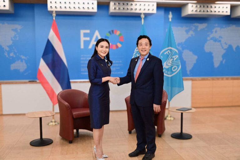 รมว.นฤมล“เผย ”ผอ.ใหญ่ FAO“พร้อมให้การสนับสนุนไทยเต็มที่ ขอบคุณที่รับเป็นเจ้าภาพจัดประชุมนานาชาติว่าด้วยการจัดการทรัพยากรดิน และน้ำ เพื่อความมั่นคงทางอาหารอย่างยั่งยืน 